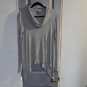 Champion Heather Gray Cowl Neck Hoodie